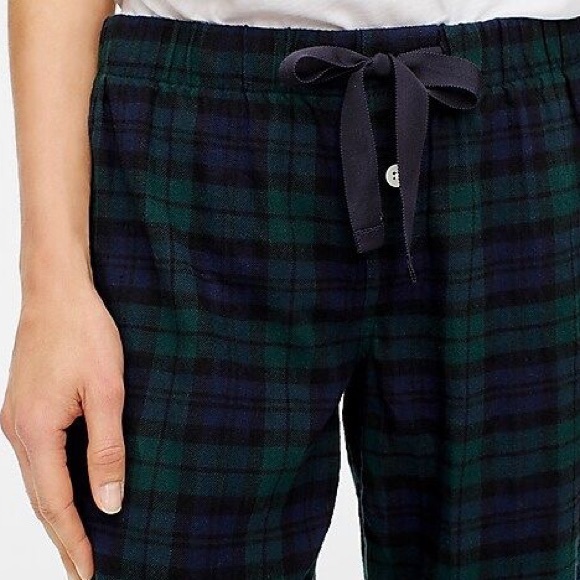 Sale! Pajama Pant in Flannel Black Watch Plaid - Picture 4 of 4